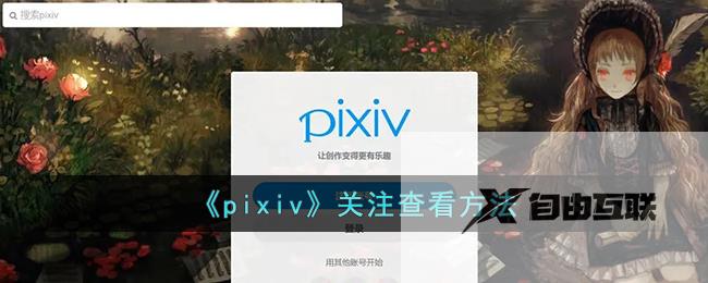 pixiv关注查看方法