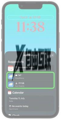 ios16锁屏界面显示天气设置方法